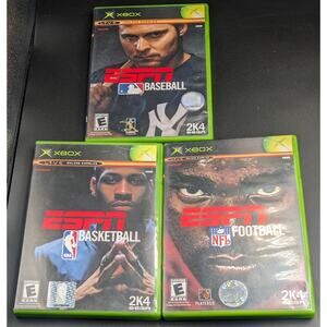 *ESPN Sports Game Bundle* - CIB - Xbox - Tested/Working